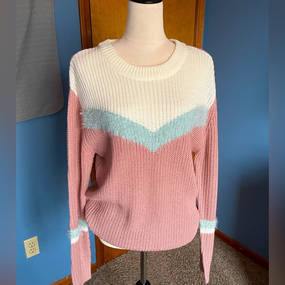Tri-colored Sweater